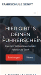 Mobile Screenshot of fahrschule-senft.de